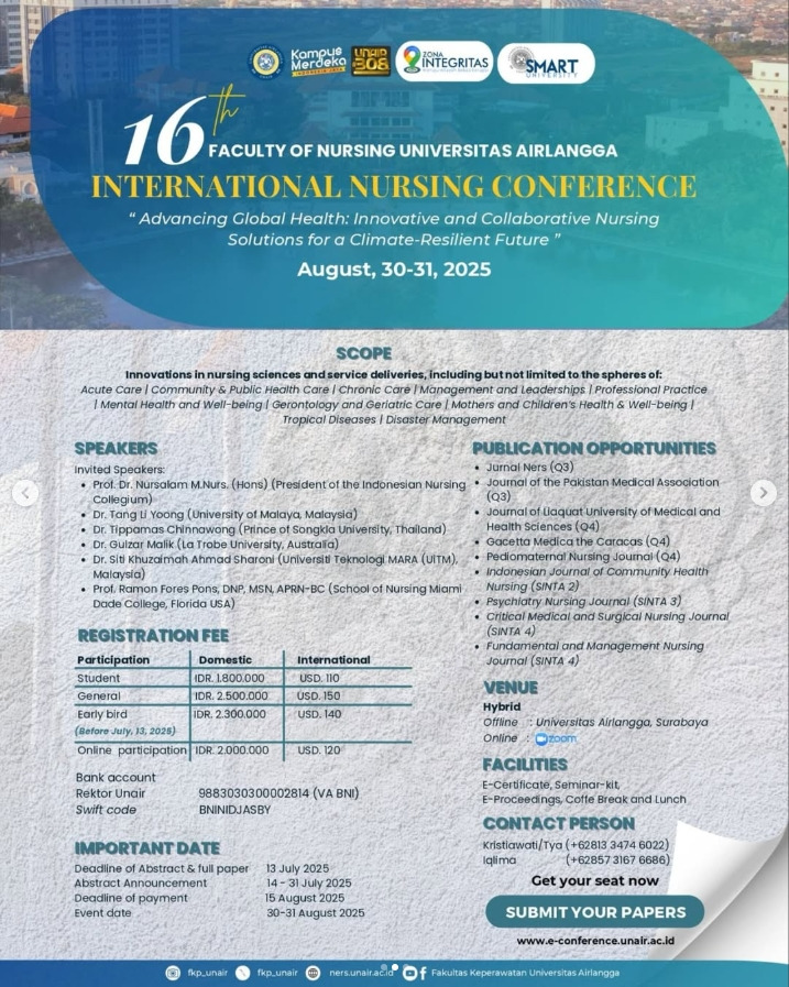 16th INTERNATIONAL NURSING CONFERENCE