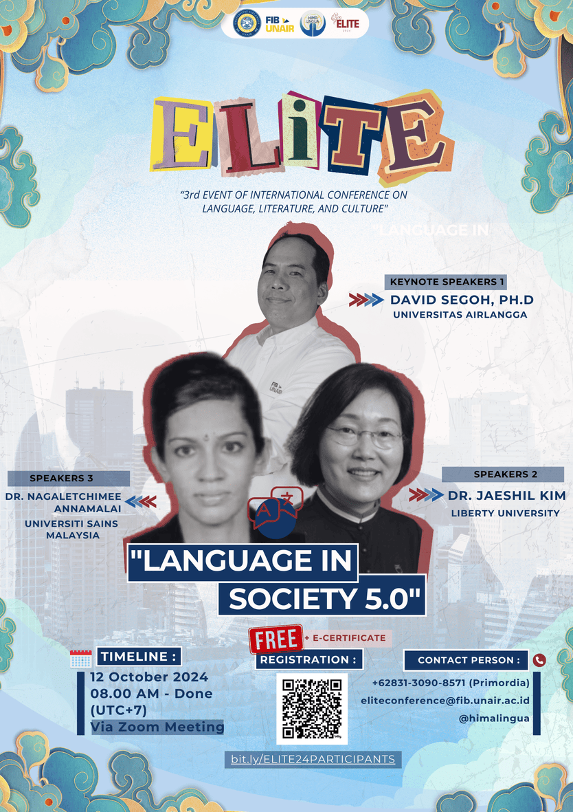 3rd EVENT OF INTERNATIONAL CONFERENCE ON LANGUAGE, LITERATURE, AND CULTURE