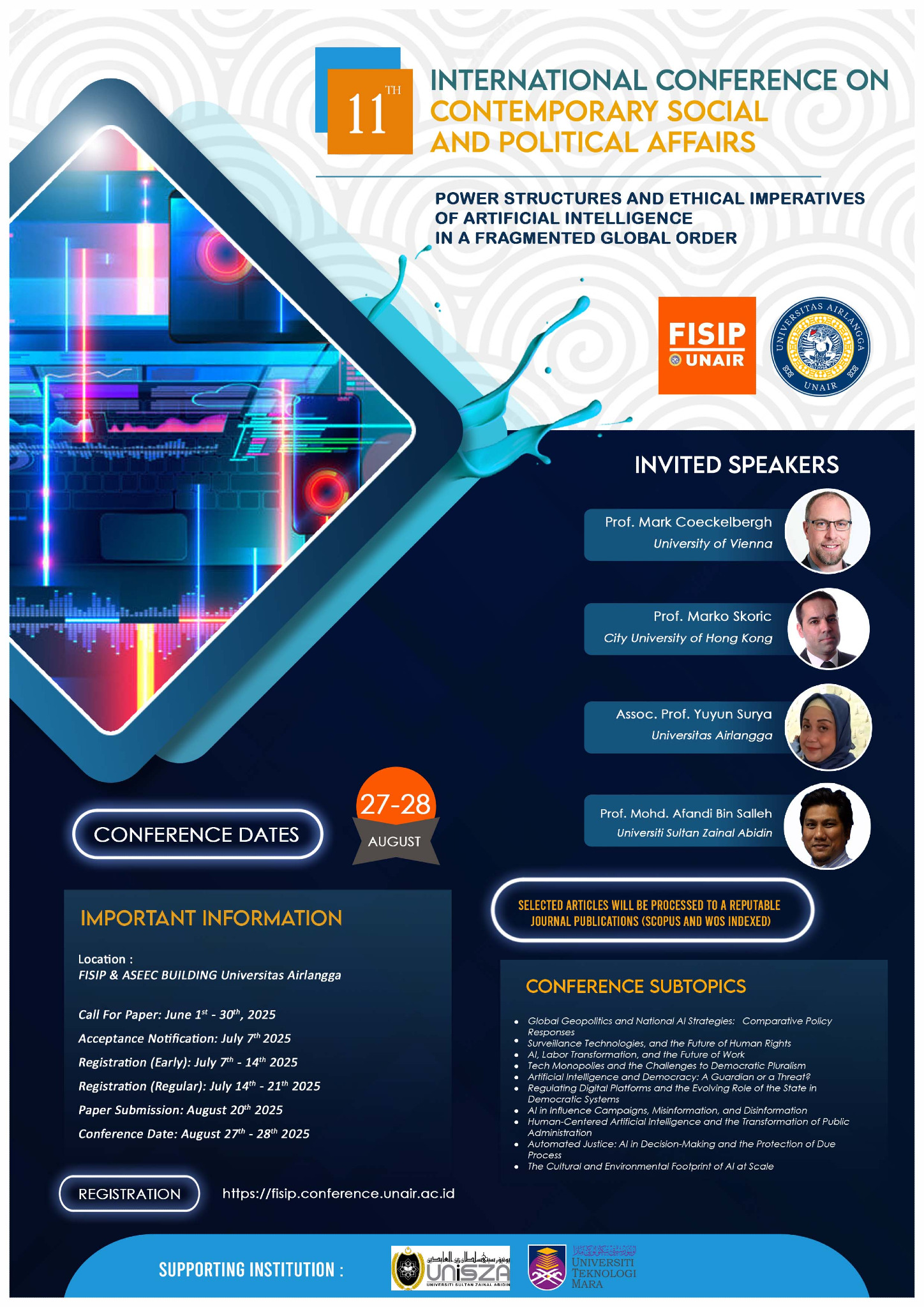 11th International Conference on Contemporary Social and Political Affairs